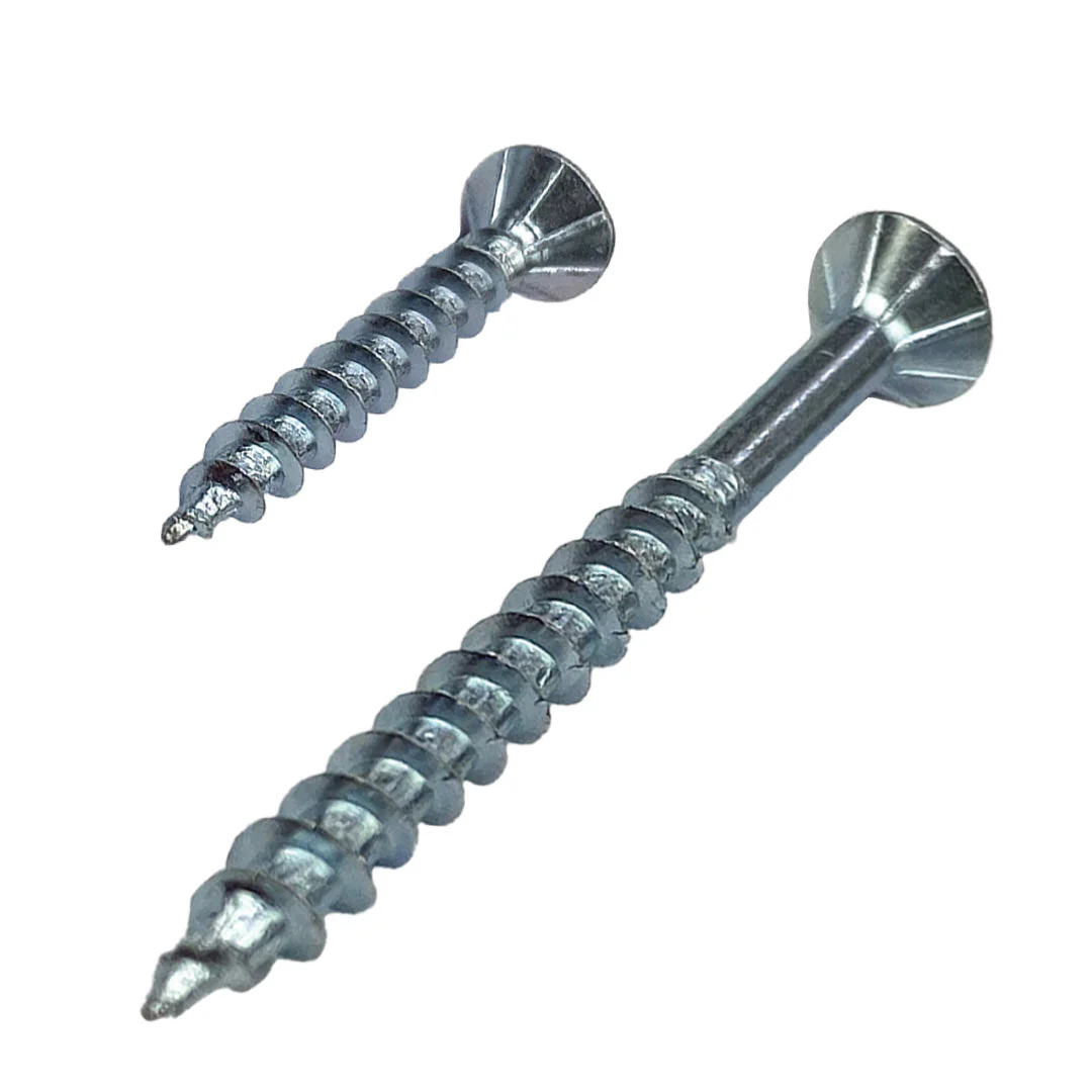 8g-10 x 25mm Chipboard Screw Square Drive Zinc Plated - Image 3