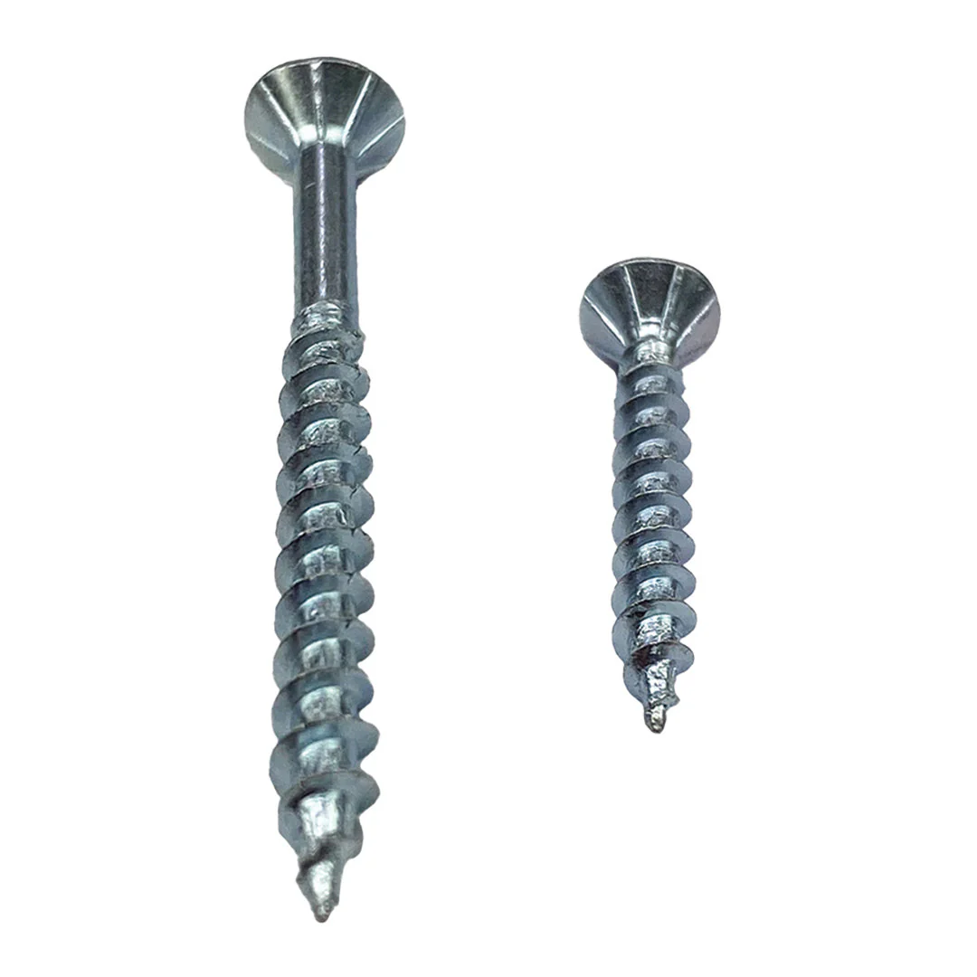 8g-10 x 38mm Chipboard Screw Square Drive Zinc Plated - Image 5