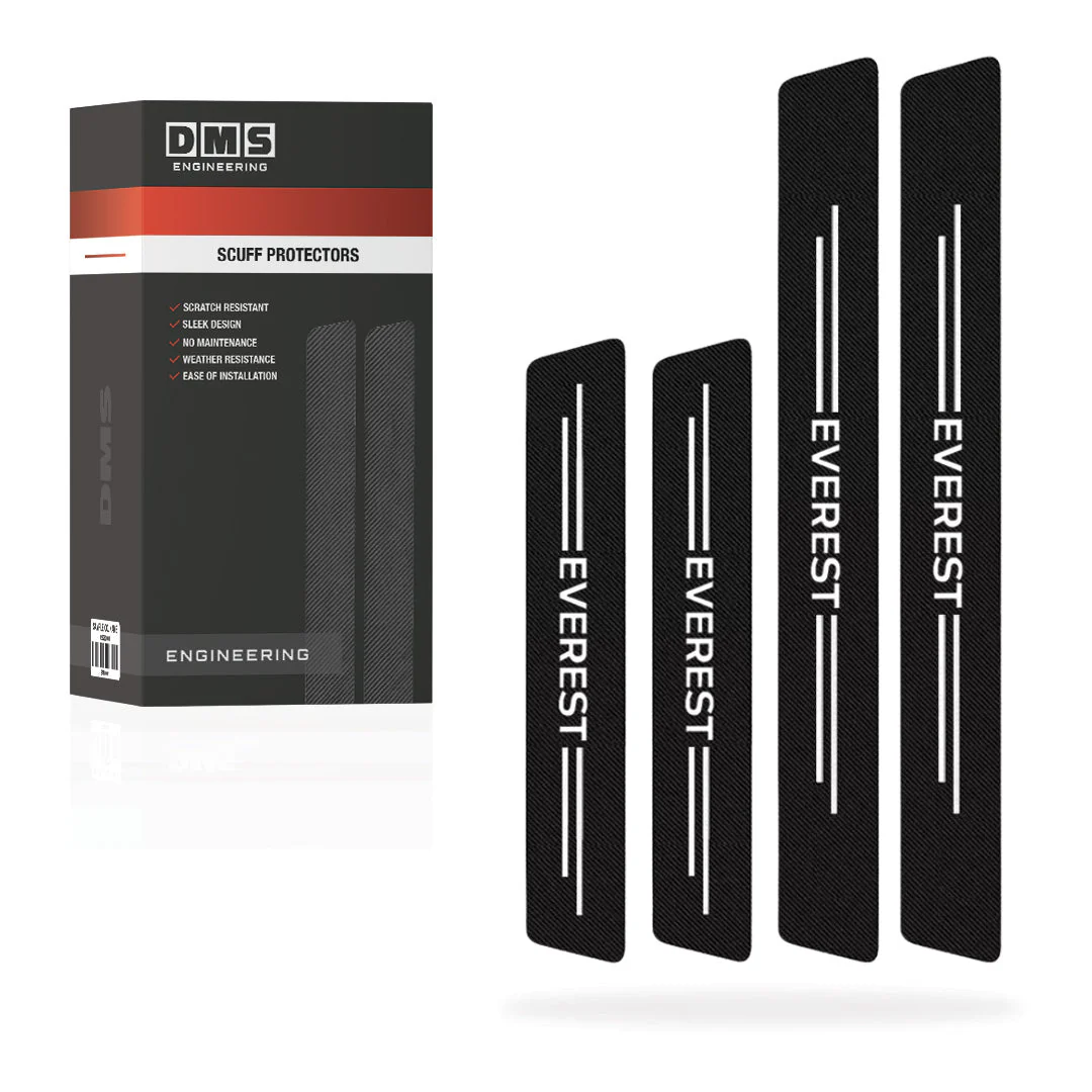 Ford Everest Door Sill Anti-Scratch Scuff Stickers Protector Complete Set - Image 4