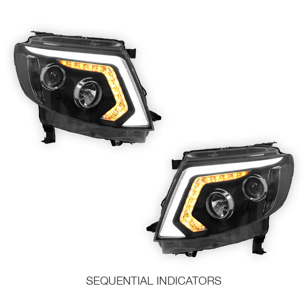 Ford Ranger PX MK1 (2011 - 2015) Sequential Indicator Headlights LH + RH - Image 3