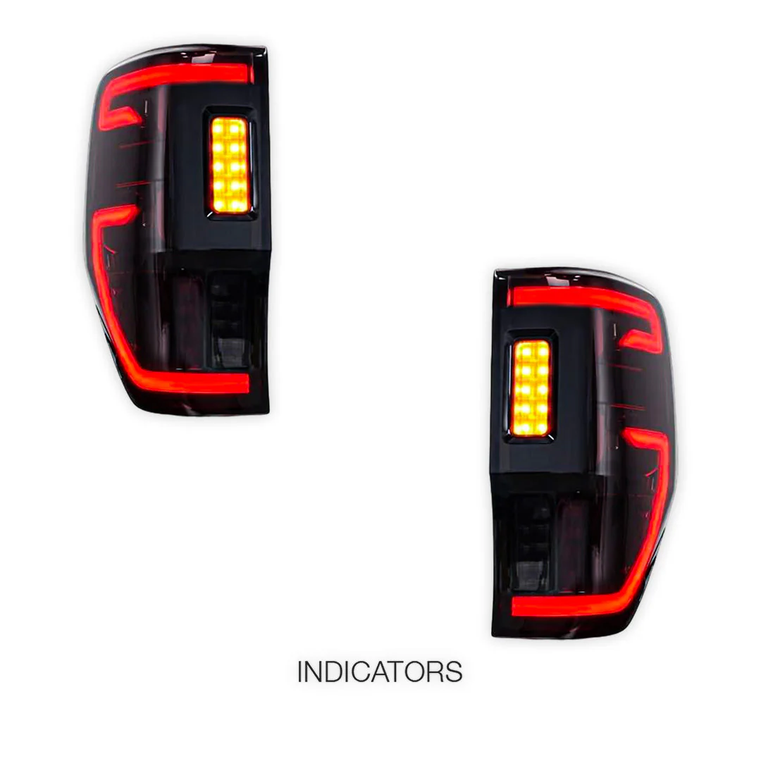 Ford Ranger Wildtrak PX MK1 MK2 MK3 (2011 - 2021) Crimson Smoked Tail Lights LH + RH - Image 3