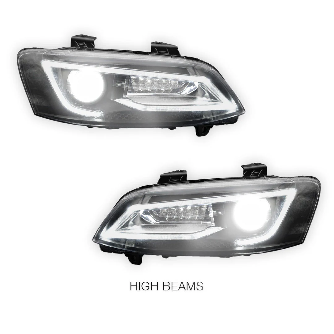 Holden Commodore VE Series 1 & 2 (2006 - 2013) Sequential Indicator Headlights LH + RH - Image 5