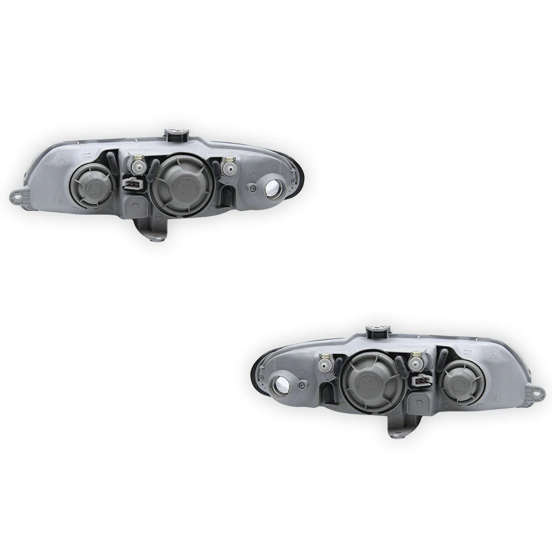 Holden Commodore VX VU (2000 - 2002) Chrome Headlights LH + RH - Image 3
