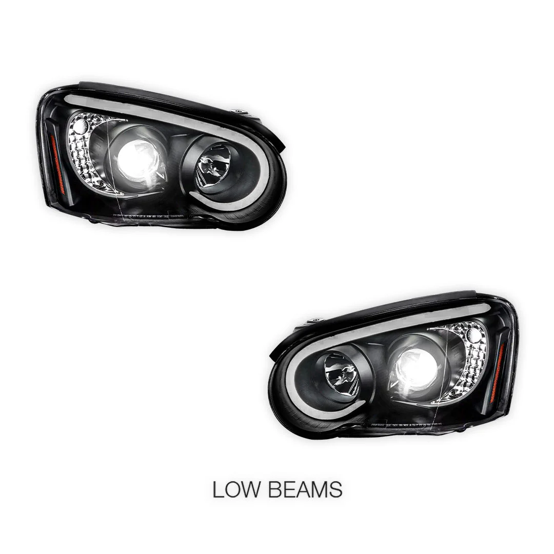 Subaru Impreza GD WRX Blob Eye (2003 - 2005) LED Projector Headlights LH + RH - Image 5