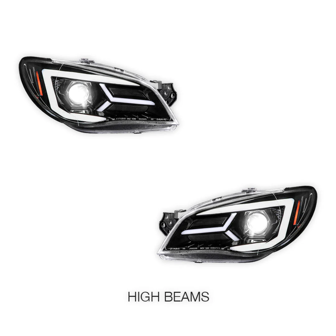 Subaru Impreza GD WRX Hawk Eye (2006 - 2007) Sequential Projector Headlights LH + RH - Image 4
