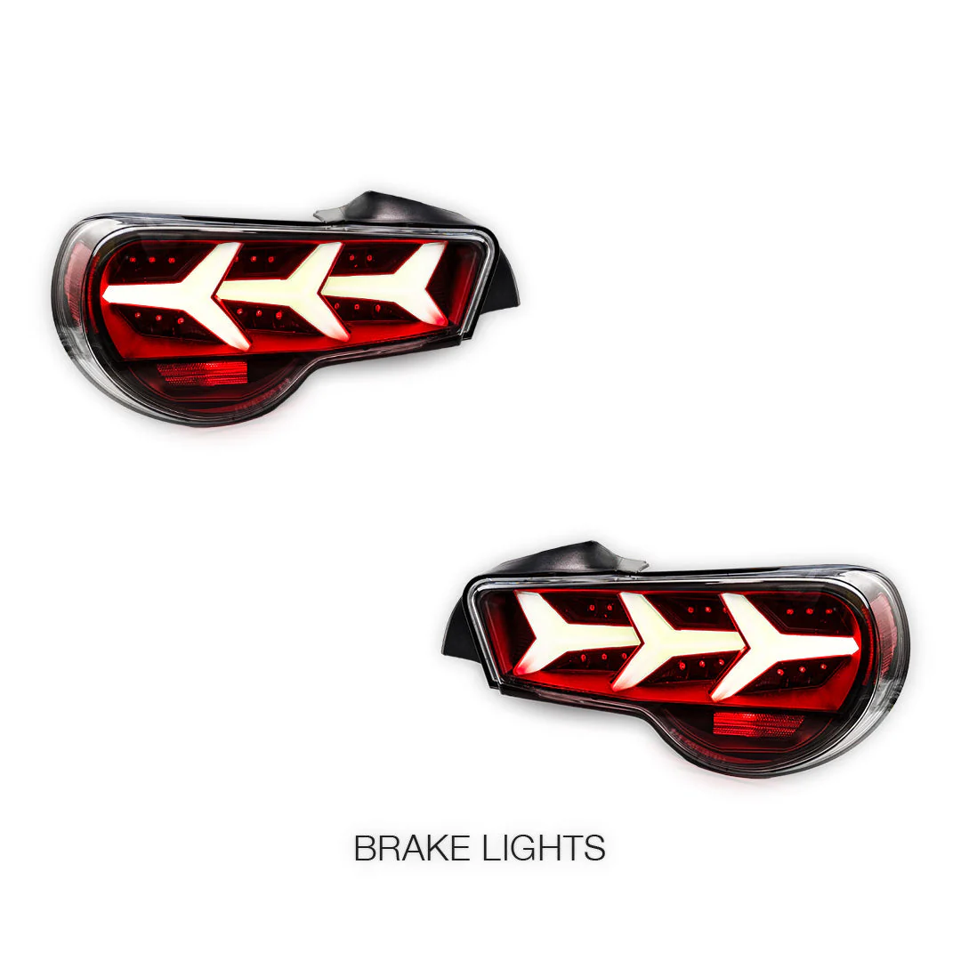 Toyota 86 GT86 (2012 - 2020) Lambo Style Sequential Smoked Tail Lights LH + RH - Image 4