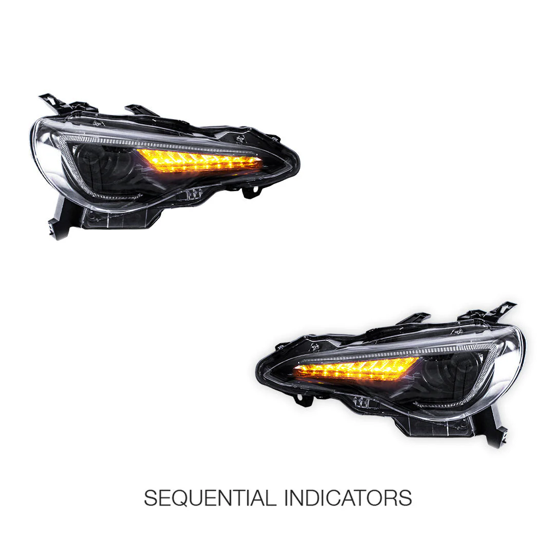 Toyota 86 GT86 (2012 - 2021) Sequential Projector Headlights LH + RH - Image 5