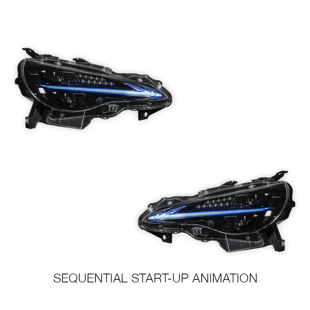Toyota 86 GT86 (2012 - 2021) Sequential Projector Headlights LH + RH - Image 3