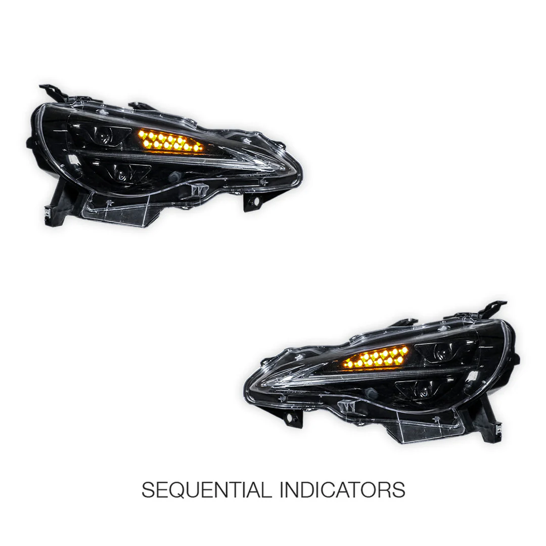 Toyota 86 GT86 (2012 - 2021) Sequential Projector Headlights LH + RH - Image 6