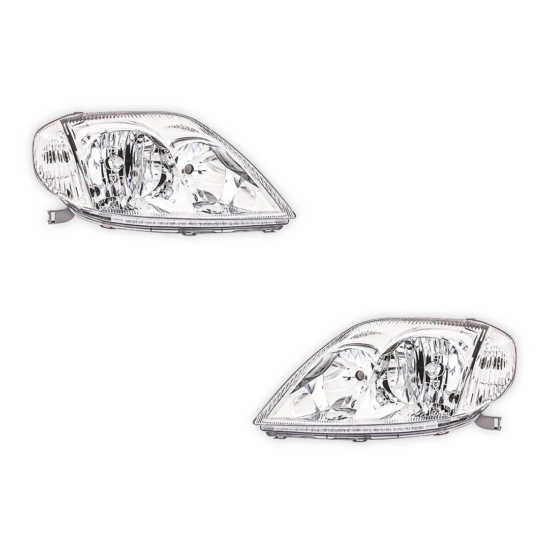 Toyota Corolla E120 ZZE122 Hatch (2001 - 2007) Headlights LH + RH - Image 5