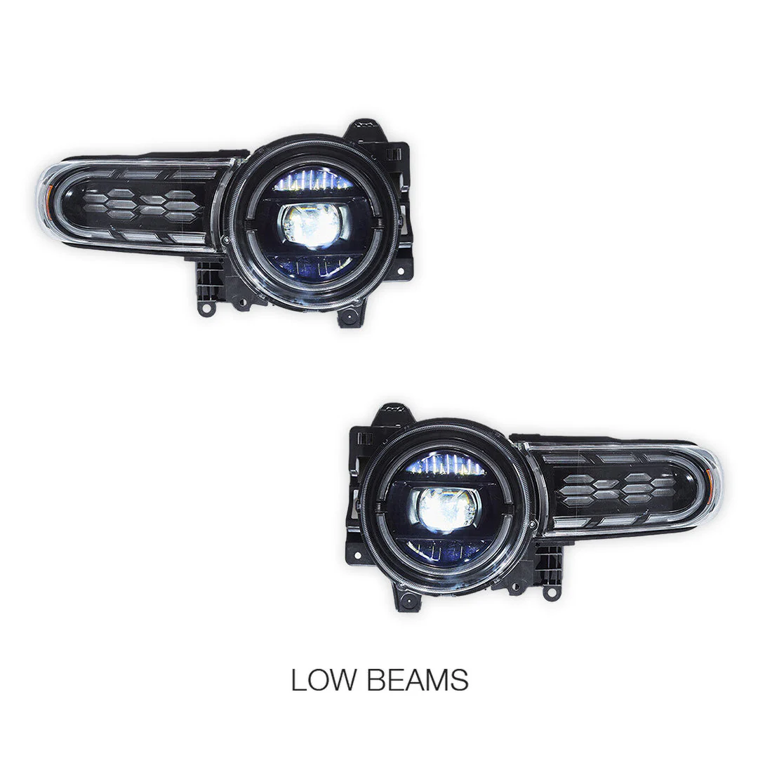 Toyota FJ Cruiser (2007 - 2017) Sequential Projector Headlights LH + RH - Image 3