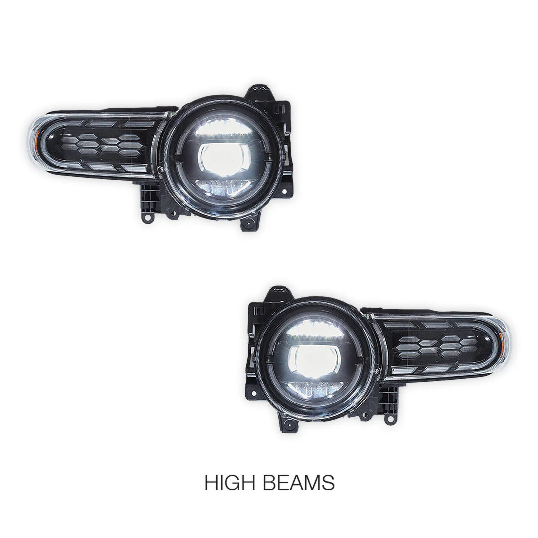 Toyota FJ Cruiser (2007 - 2017) Sequential Projector Headlights LH + RH - Image 4
