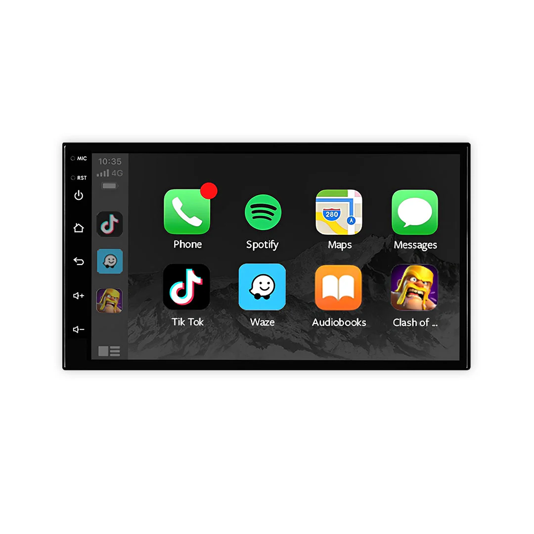 Toyota Hilux N50 / N60 (1988 - 2005) 10.1" Double DIN Wireless Android 15 Head Unit for Apple CarPlay / Android Auto - Image 3