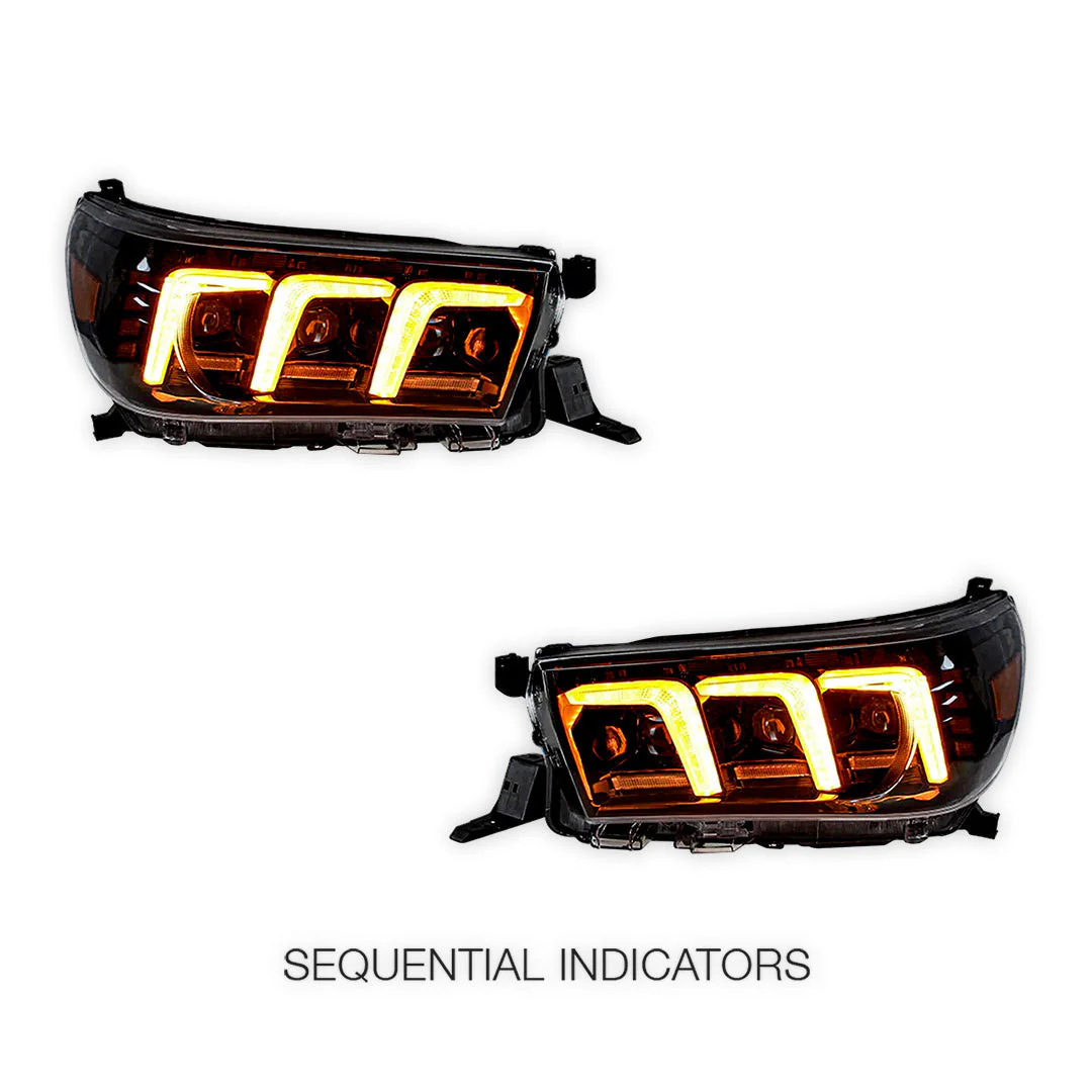 Toyota Hilux N80 (2016 - 2020) Sequential Headlights LH + RH - Image 3