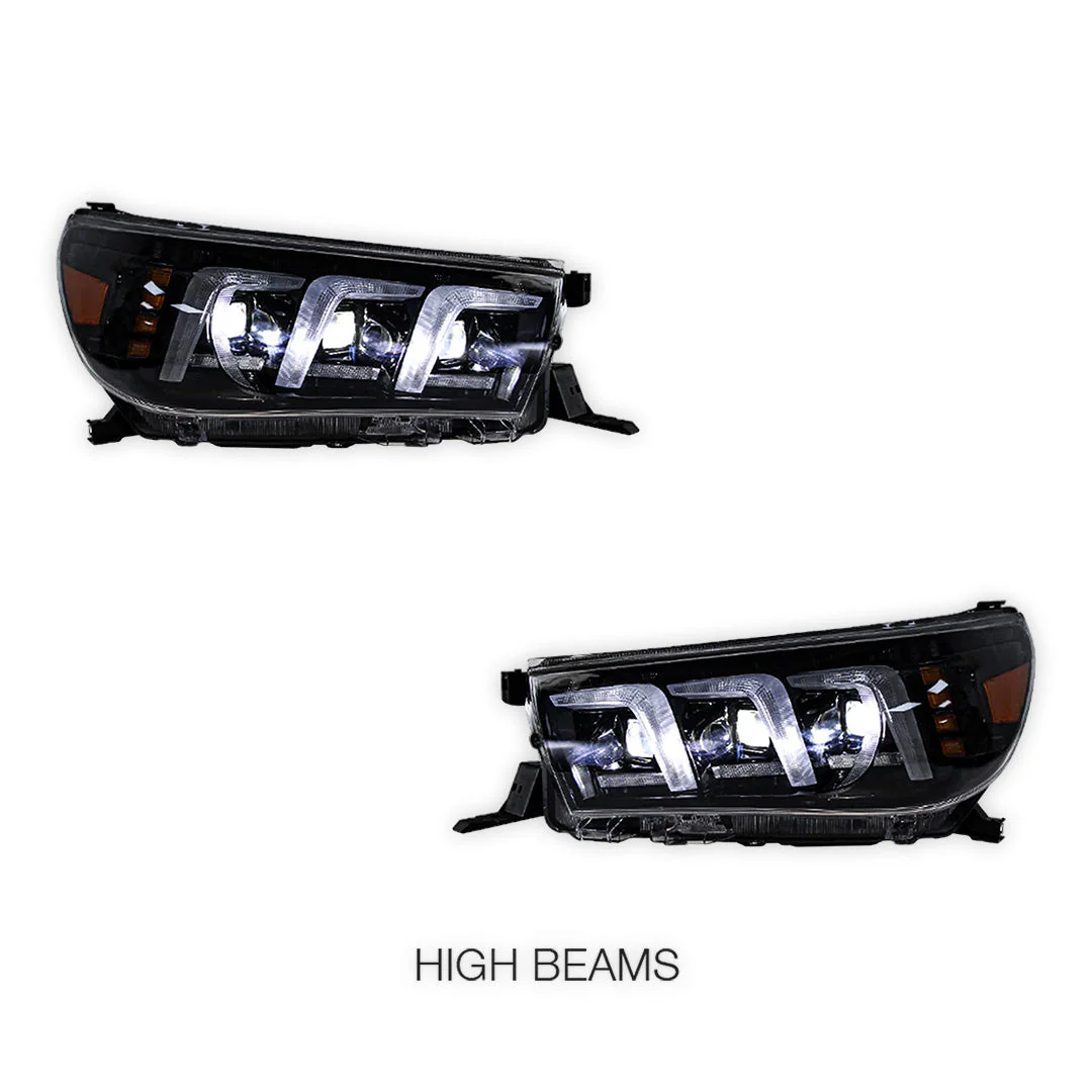Toyota Hilux N80 (2016 - 2020) Sequential Headlights LH + RH - Image 4