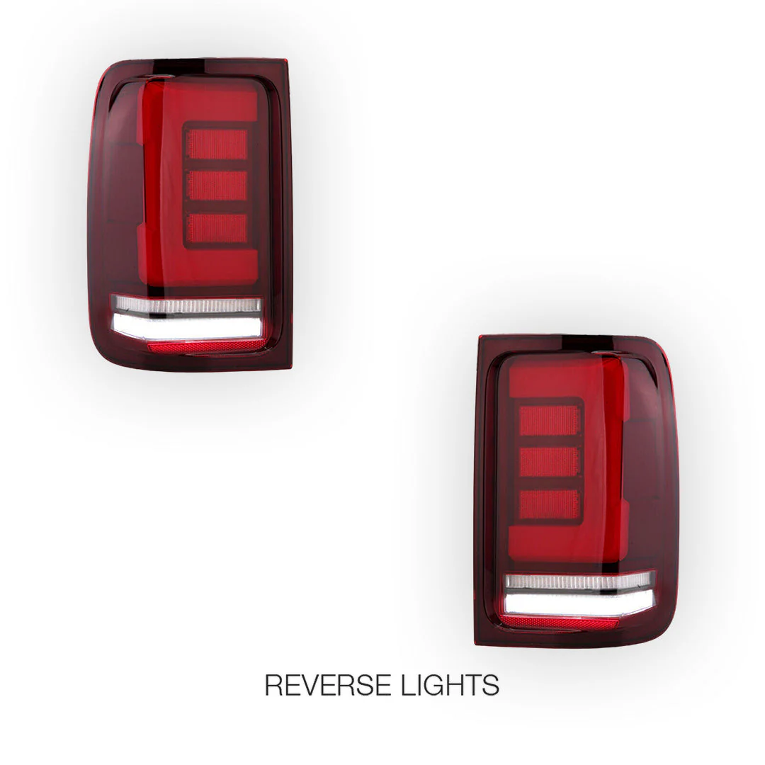 Volkswagen Amarok 2H (2008 - 2020) Sequential Red Tail Lights LH + RH - Image 4